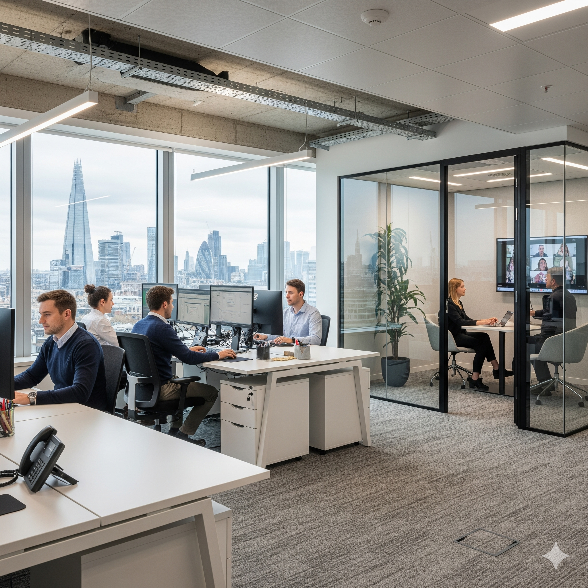 Illustration of a private serviced office.