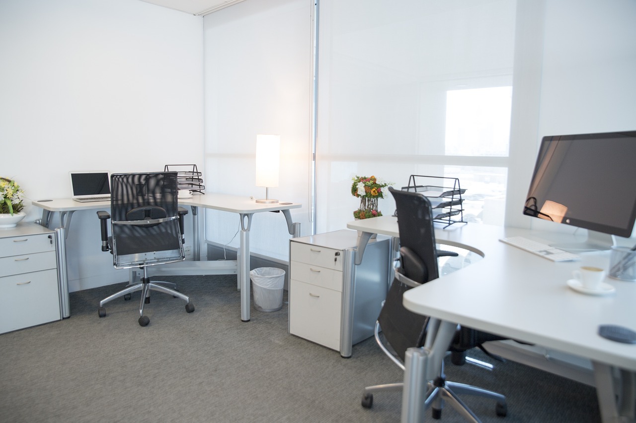 Modern serviced office space with collaborative areas